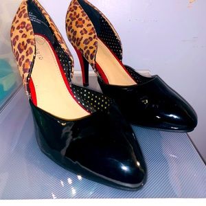 Torrid leopard heels size 11